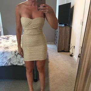 Strapless Bebe dress